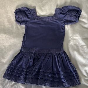 Dark Blue Mini Boden Toddler Dress